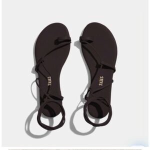 TKEES Women's Dark Brown Sandals